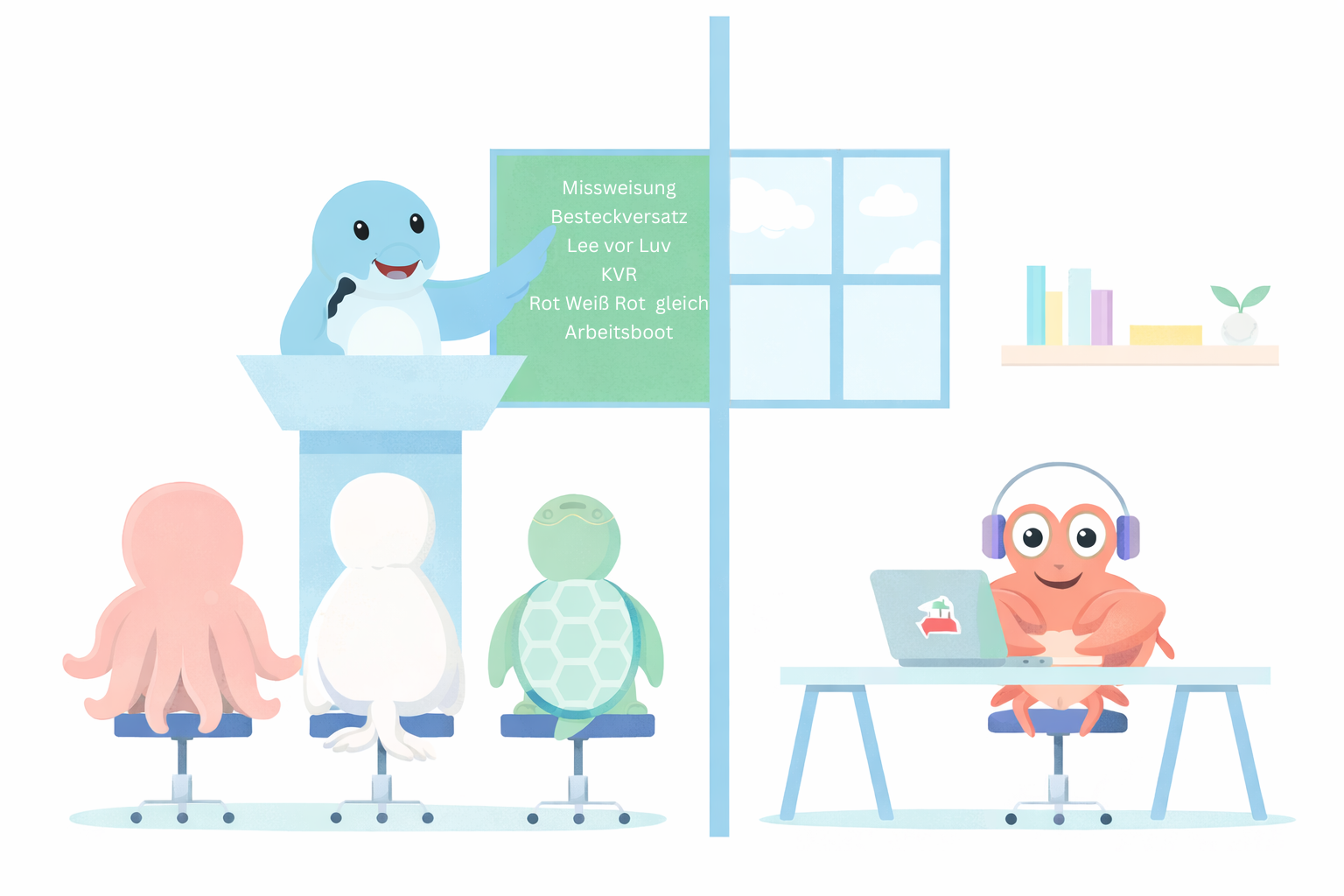 Sportbootführerschein Ludwigshafen Ahoi & Tschüss Unterricht