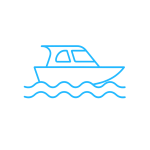 Sportboot Binnen Schnupperstunde Skippertraining Icon